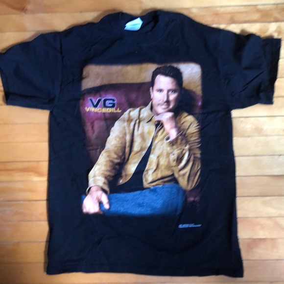 Vince Gill authentic 2001 concert T shirt M - Picture 1 of 7